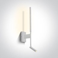 65144/W/W Kinkiet Ines biały LED 3000K 3W+6W 230V