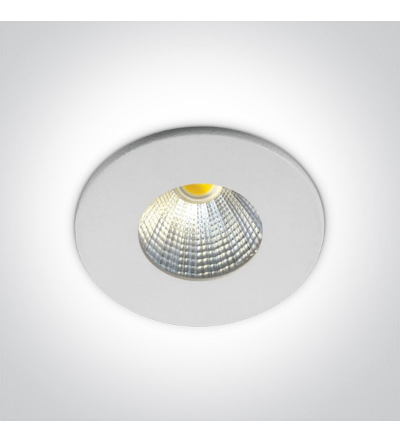 10103B/W/C biały wpust COB LED CW 1W/3W 4000K; wym