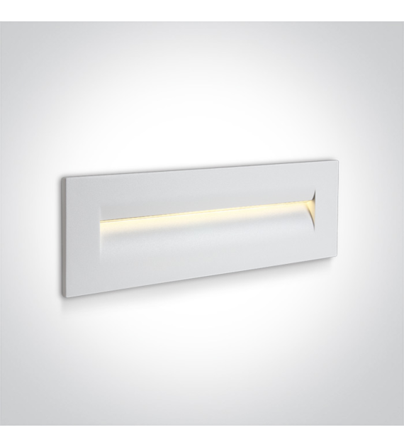 68066/W/W biała ścienna oprawa do wbudowania LED 3