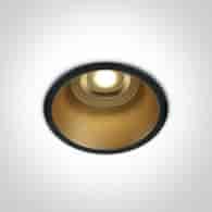 10105AD/B/BS Wpust Alewga czarno mosięzn GU10 IP20