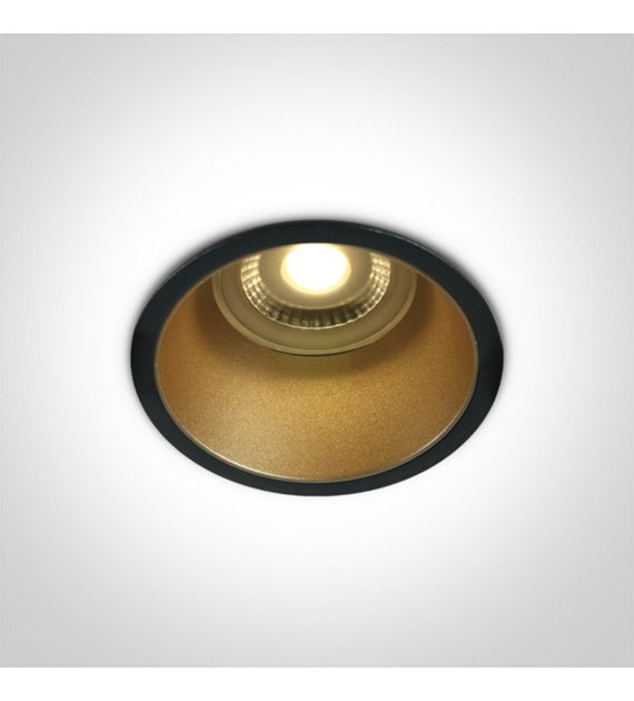 10105AD/B/BS Wpust Alewga czarno mosięzn GU10 IP20