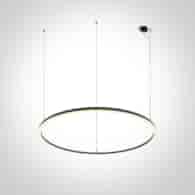 62156C/B/W Lampa wisząca Ring 127 czarna 65W 3000K