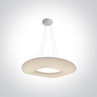 63110C/W Lampa wisząca Apidea Biała3000K 80W D75cm