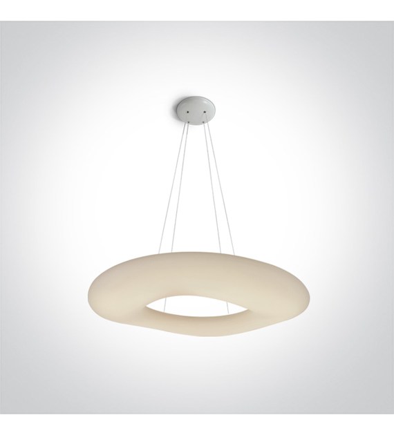63110C/W Lampa wisząca Apidea Biała3000K 80W D75cm