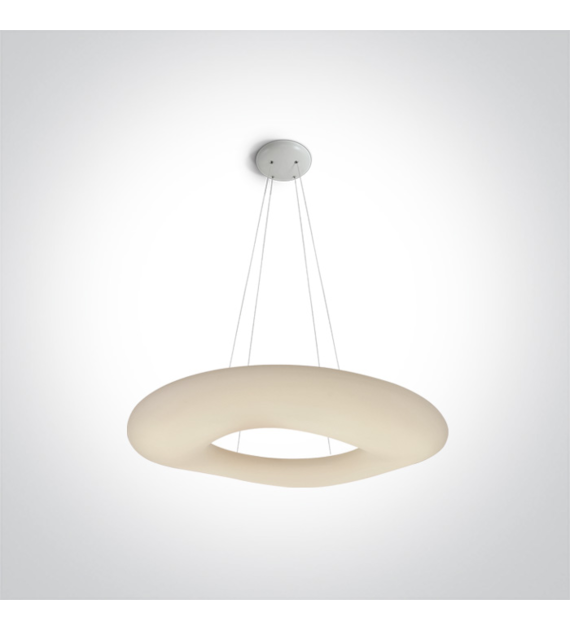 63110C/W Lampa wisząca Apidea Biała3000K 80W D75cm