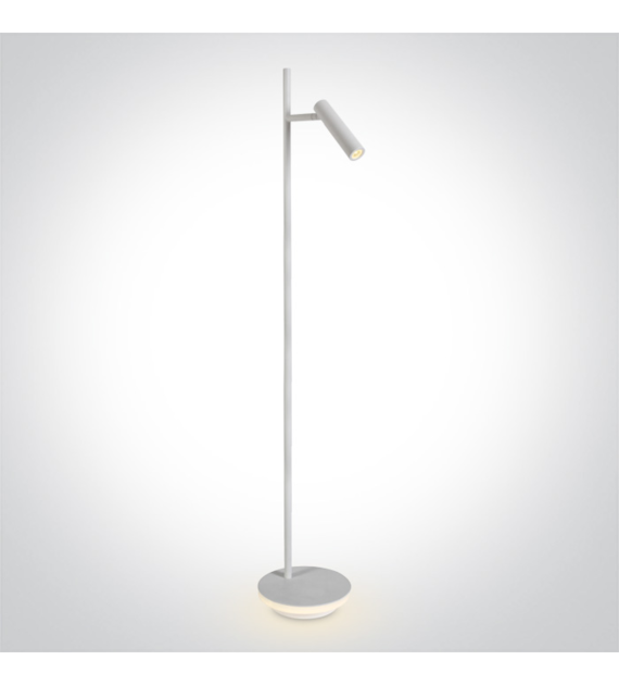 61132B/W/W biała lampa podłogowa LED 3000K 230V