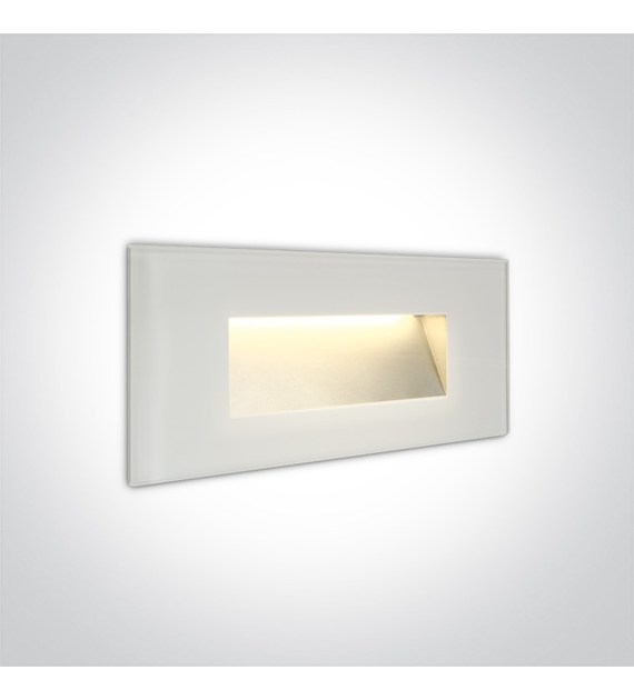 68076A/W/W szklany wpust ścienny LED 3000K 5W IP65