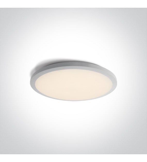 67448/W/W biały plafon LED 3000K 24W ; nieściemnia