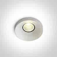 10108R/W/W biały wpust COB LED 3000K 8W; nieściemn