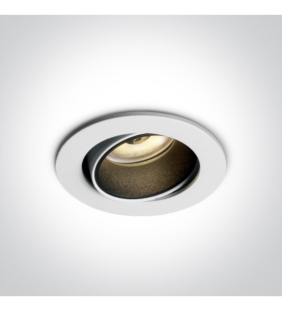 11104K/W/W Wpust Medousa biały LED 3000K 4W IP20