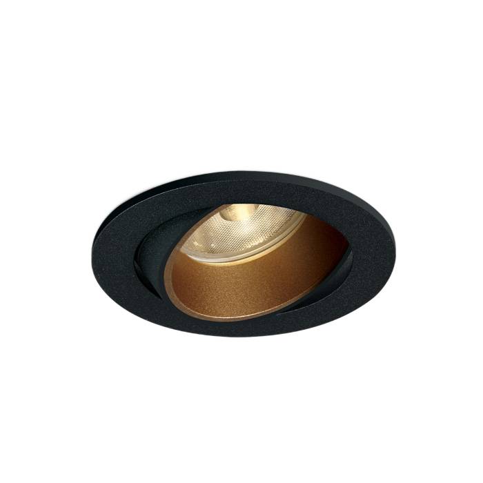 11107K/B/W czarny wpust z wymiennymi pierścieniami