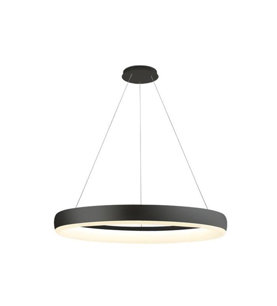 63114/B/W czarna wisząca lampa LED 3000K 40W; zasi