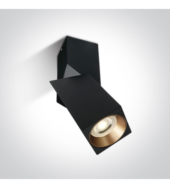 12105E6/B Lampa sufitowa czarna regulowana GU10