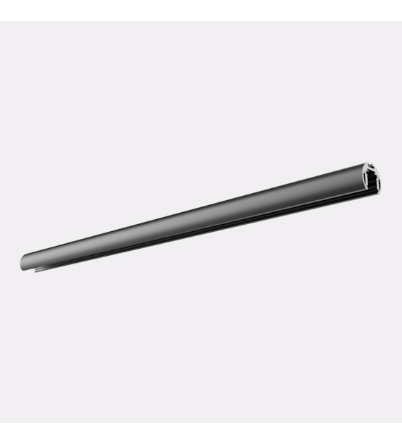 TLS-R610-B Szyna Magnetyczna okrągła Czarna 48V 1m