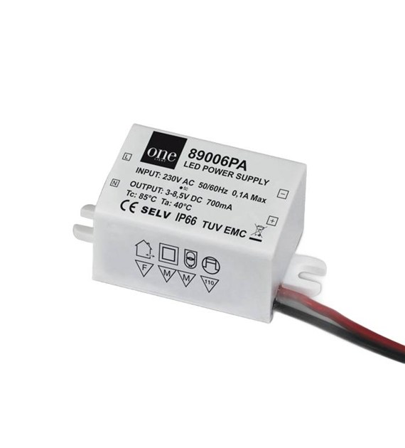 89006PA Zasilacz 700mA 1,5-6W LED IP66 230V