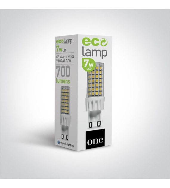 7107ALG/W żarówka LED G9 7W 3000K 230V