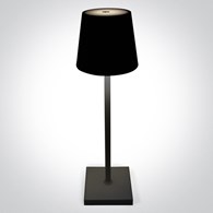 61082/B/RGBW Czarna lampa biurkowa RGB+3000K IP54