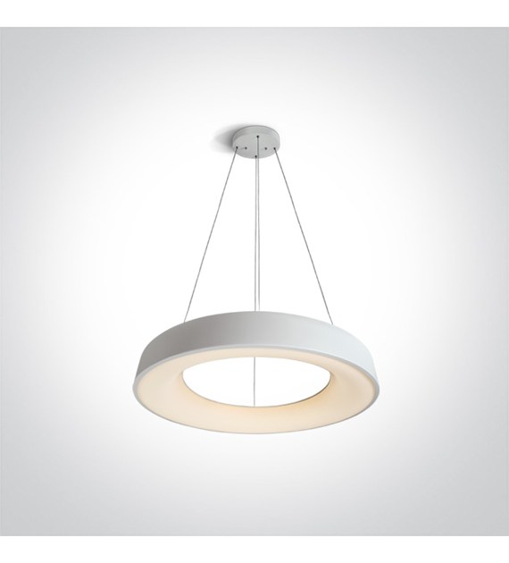 62180NB/W/W biała lampa wisząca LED 3000K 80W; zas