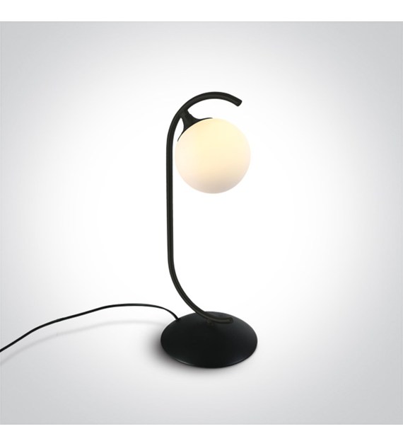 61116/B czarna lampa stołowa z oprawką G9 9W 100-2