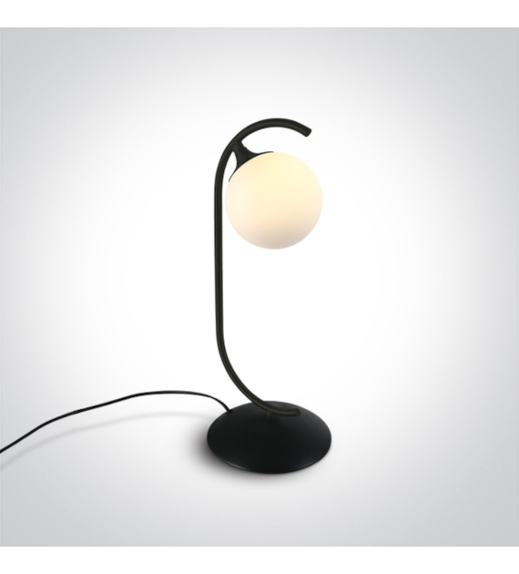 61116/B czarna lampa stołowa z oprawką G9 9W 100-2