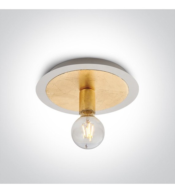 62172A/BS Lampa sufitowa Retro E27 12W Mosiądz One