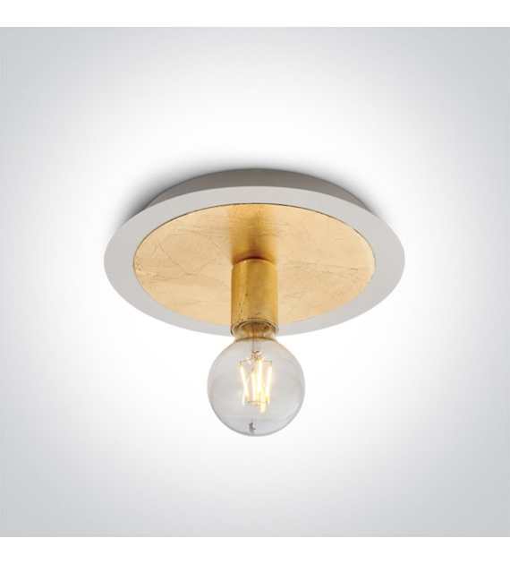 62172A/BS Lampa sufitowa Retro E27 12W Mosiądz One