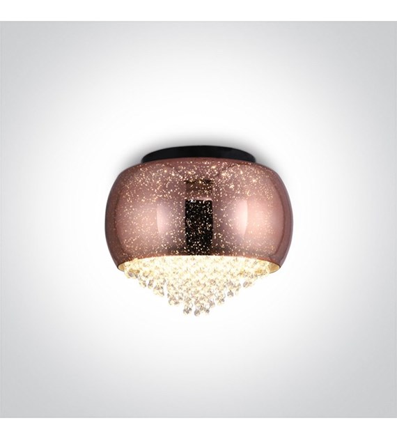 62170A dekoracyjna miedziana oprawa sufitowa G9 4x