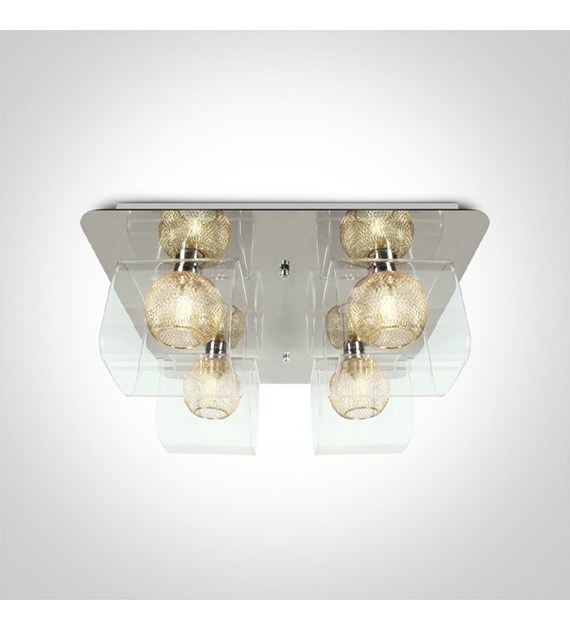 60178B/C chromowana lampa sufitowa 4xG9 9W