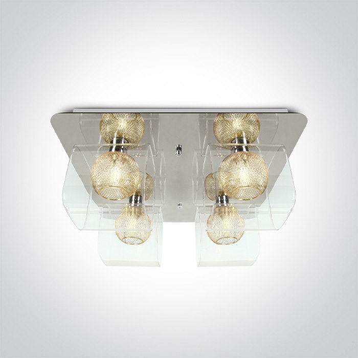 60178B/C chromowana lampa sufitowa 4xG9 9W