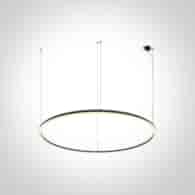 62156D/B/W Lampa wisząca Ring 180 czarn 100W 3000K