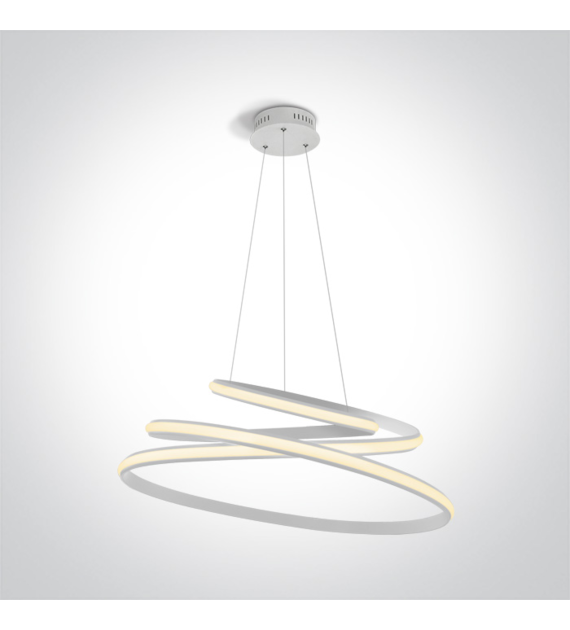 63046A/W biała lampa wisząca LED 3000K 45W; zasila