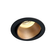 11105M/B/BS Wpust czarny z mosiężnym GU10 One
