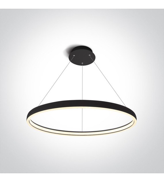 63050/B czarna dekoracyjna lampa LED 3000K 40W ; z