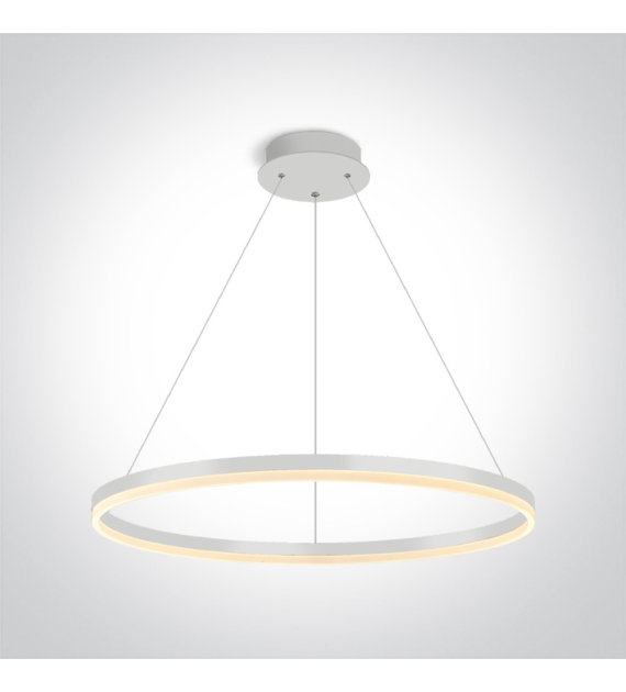 63144B/W/W Lampa wisząca biała LED 60W IP20