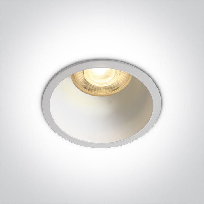 10105AD/W/W Wpust Alewga biały GU10 MR16 IP20 One