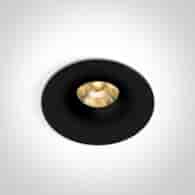 10107DB/B/W Wpust Loara czarny 6,5W 3000K IP65 One