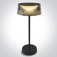 61106/B/W Akumulatorowa lampa stołowa czarna IP 54