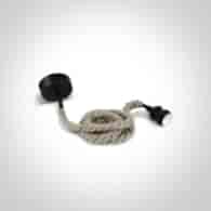 0992/B ozdobna lina 2m czarna