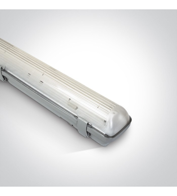 38158E szara oprawa przemysłowa IP65 T8 LED PC/PC