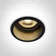 10105D8/B/B Wpust Ormos czarny GU10 10W IP20