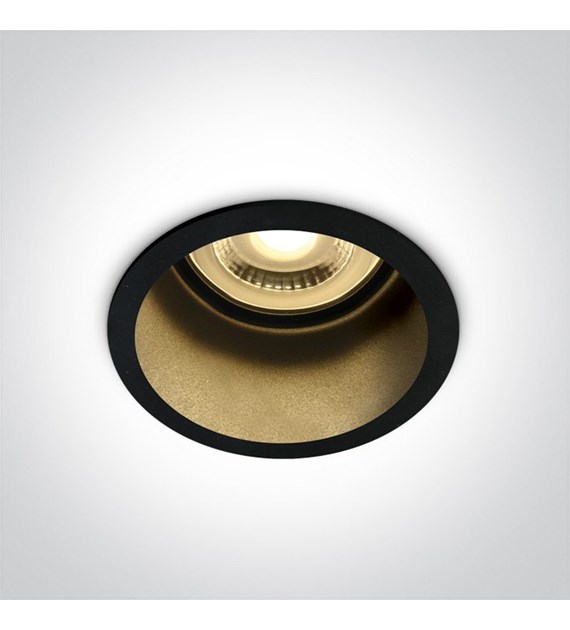 10105D8/B/B Wpust Ormos czarny GU10