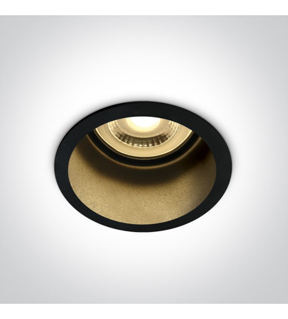 10105D8/B/B Wpust Ormos czarny GU10 10W IP20