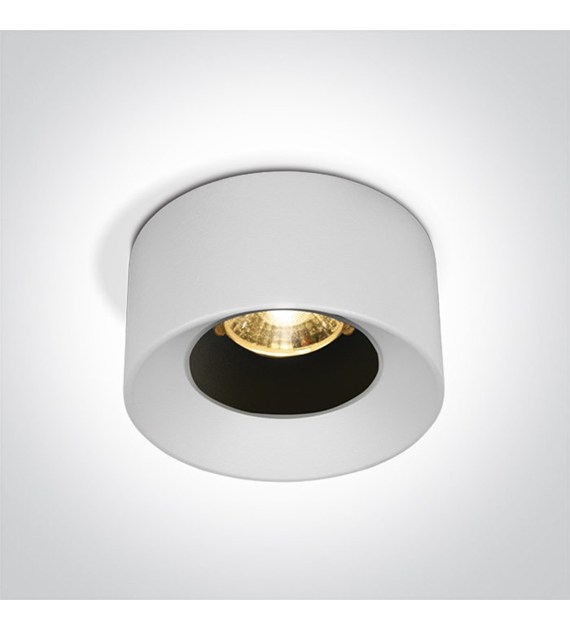 10107A/W/W Oprawa podtynkowa Loara biała 7W 3000K