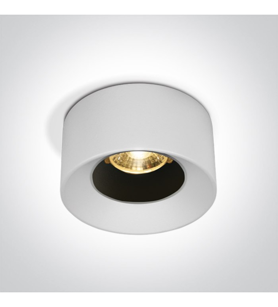 10107A/W/W Oprawa podtynkowa Loara biała 7W 3000K