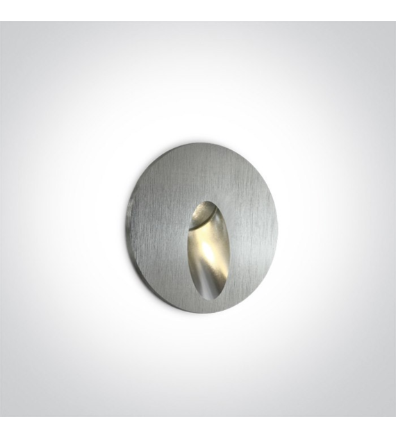 68030/AL/W aluminiowy wpust ścienny LED 3000K 3W I