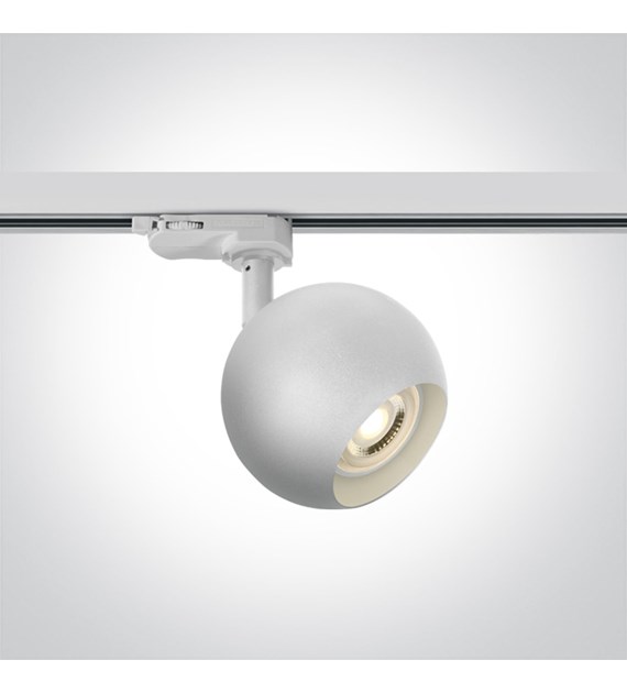 65105BT/W Reflektorek track biały 10W MR16 GU10