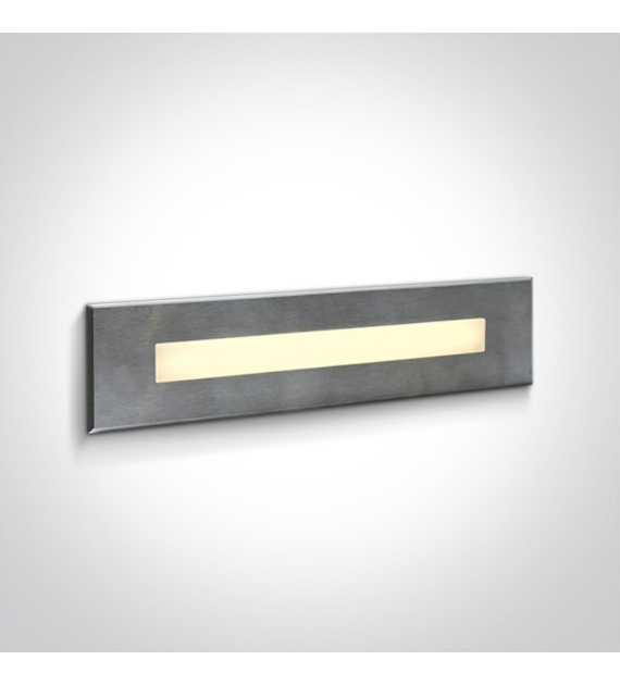 68072C/W Wpust ścienny ze stali LED 10W 3000K IP65