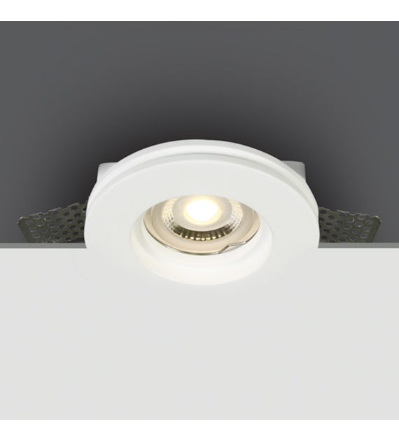 10105GT1 Wpust gipsowy biały GU10 10W IP20