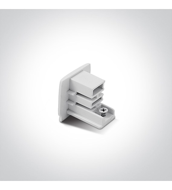 41022A/W Zaślepka zwykła biała do szyn 3-fazowej