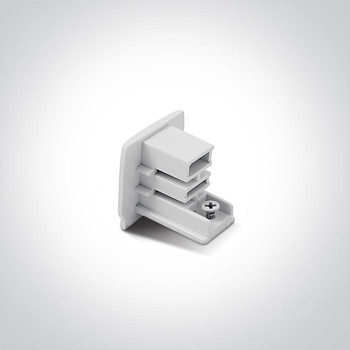 41022A/W Zaślepka zwykła biała do szyn 3-fazowej